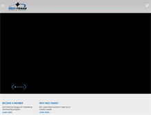 Tablet Screenshot of med-trans.net